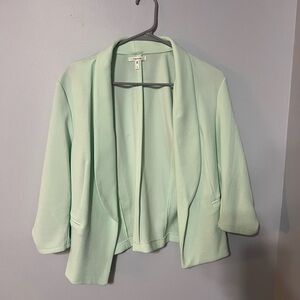 Maurices Light Green Women's Blazer